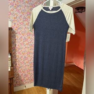 LuLaRoe Blue Julia Dress size xs